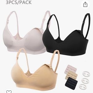 3 pack nursing bras